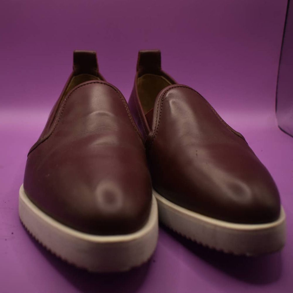 Everlane Maroon Pointed Toe Slip On Shoes "The Street Shoe"- 6.5